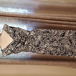 Evan Picone sheath black dress